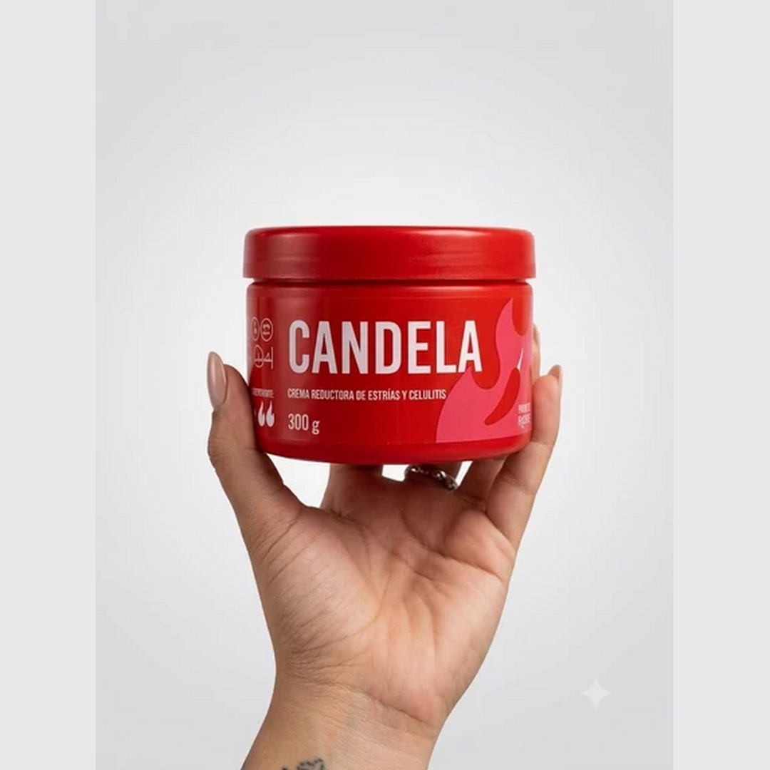 CANDELA – Crema Corporal Reductora de Estrías y Celulitis 💖