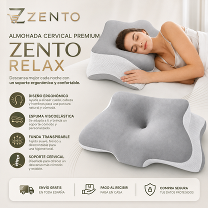 Almohada cervical y Ortopédica - Descansa mejor, despierta mejor